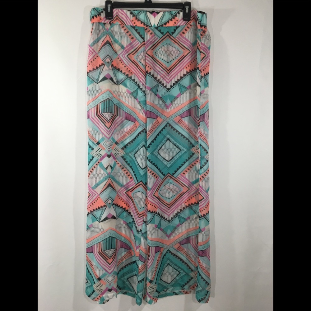 🆕Bar III Sheer Print Pants Size L